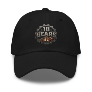 18 GEARS – Built for the Road | Classic Trucker Cap